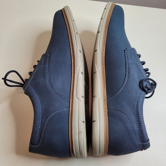 Saddlebred Jack Oxfords Navy Blue Dress Shoes Size Men's 9.5 - Picture 8 of 12